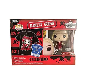 Funko Pop! Movies Suicide Squad - Harley Quinn Vinyl Figure & Large Tee (Collector's Box)