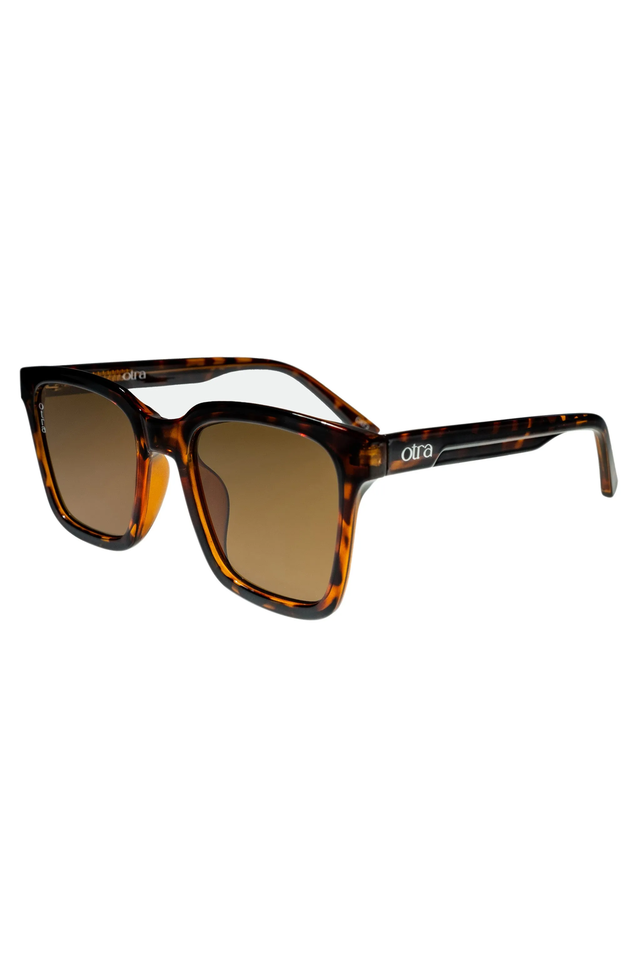Fyn | Otra Tortoiseshell Oversized Classic Square Sunglasses Club L London