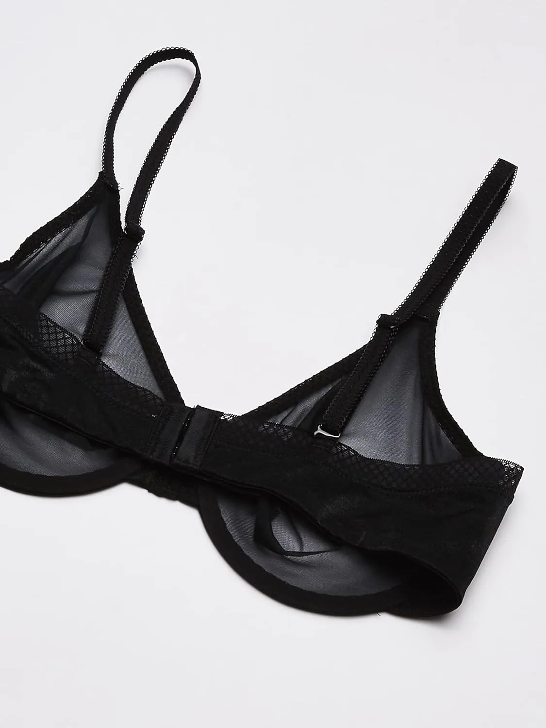 Gossard Women's Glossies Sheer Underwired Bra - Black, 30F UK