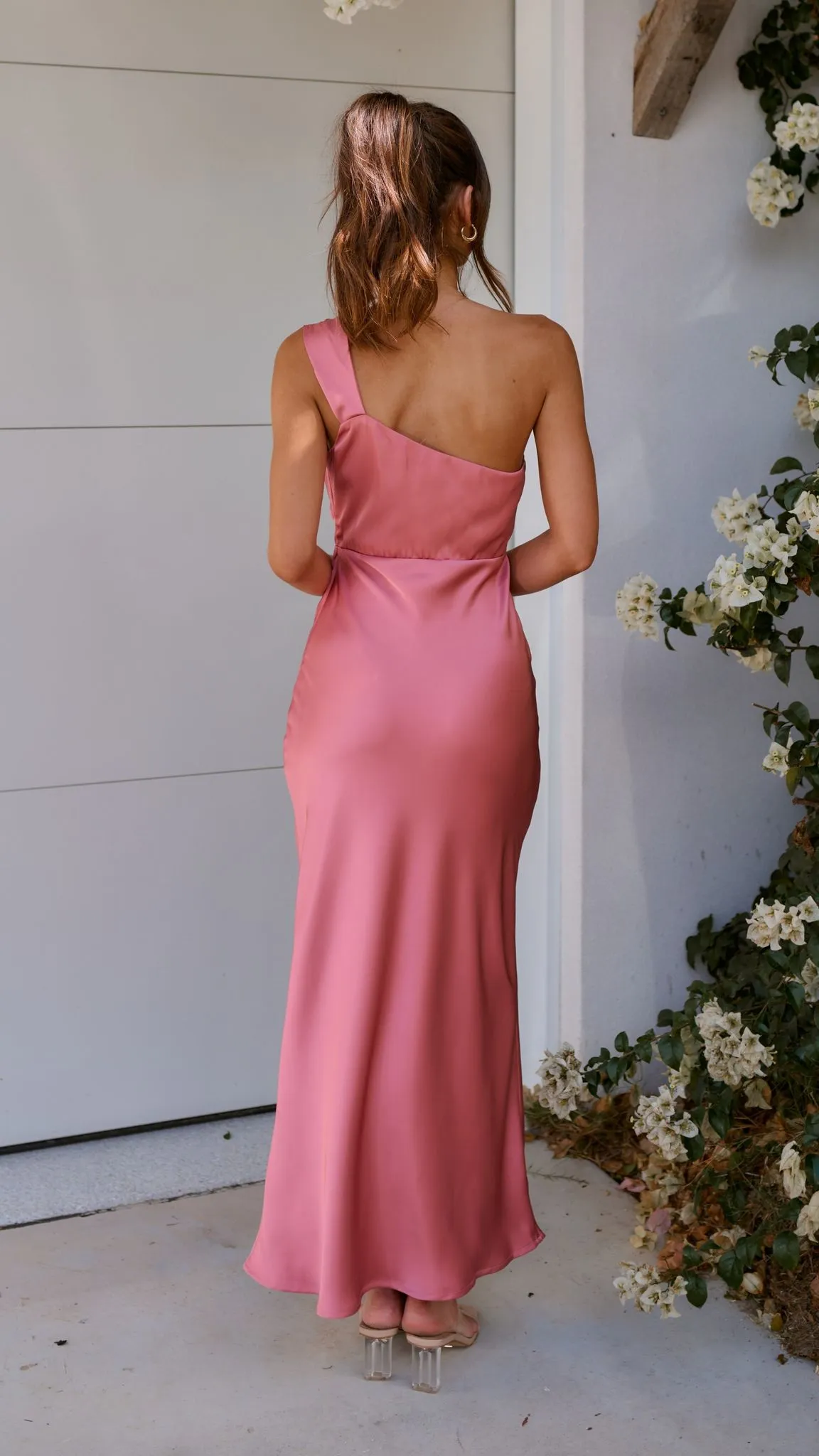 Greta Maxi Dress - Baked Rose Billy J