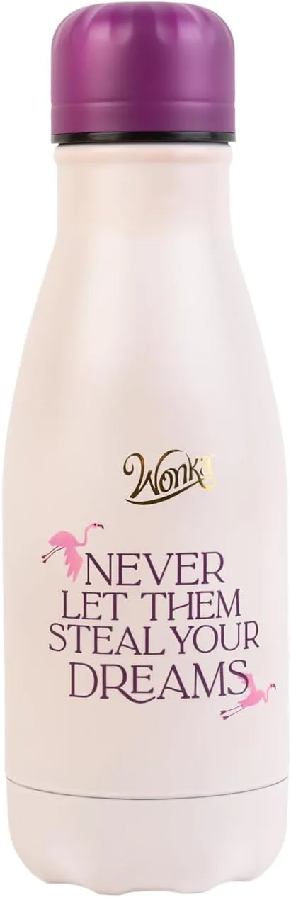 Grupo Erik Willy Wonka Metal Hot&Cold Bottle 260 ml - 9 oz | 260ml Water Bottle