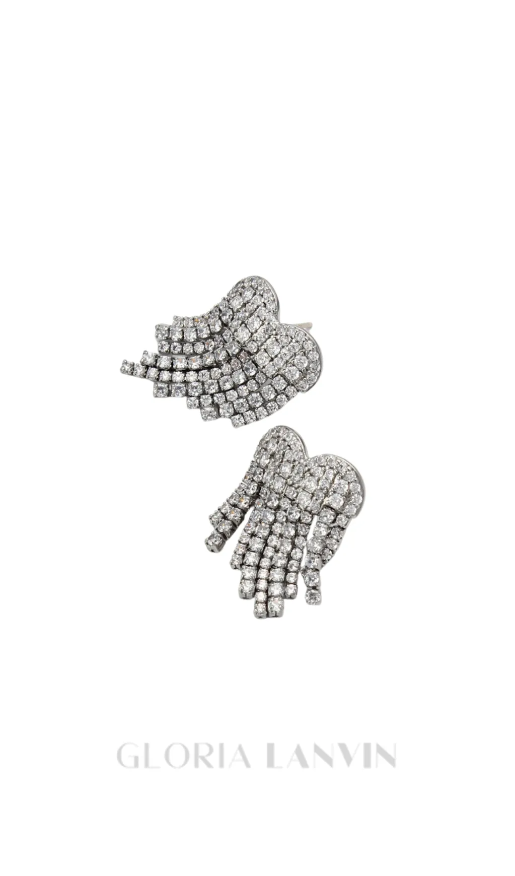 Heart Tassel Earrings Gloria Lanvin