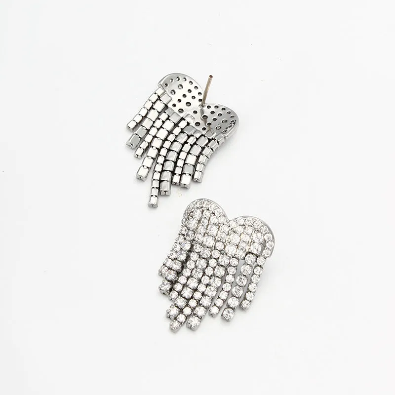 Heart Tassel Earrings Gloria Lanvin