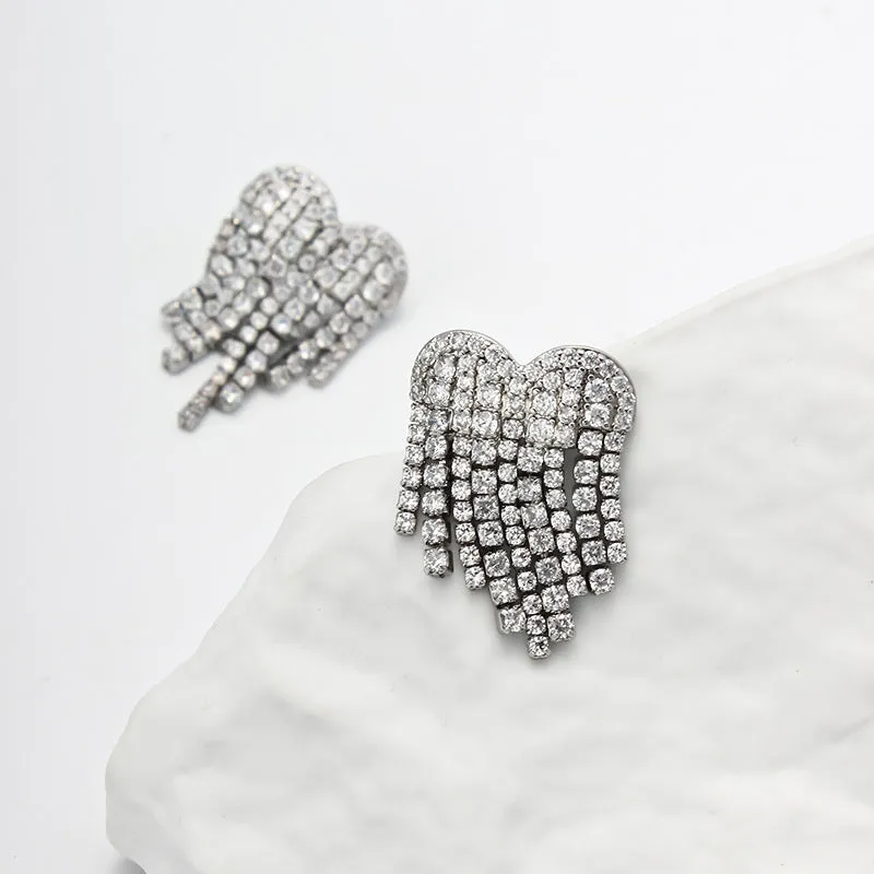 Heart Tassel Earrings Gloria Lanvin