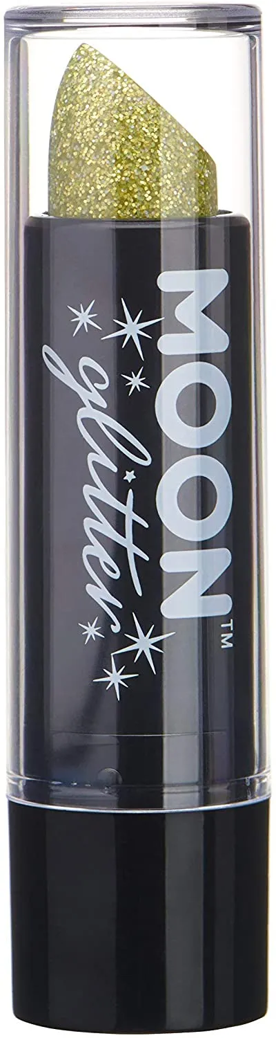 Holographic Glitter Lipstick by Moon Glitter Gold