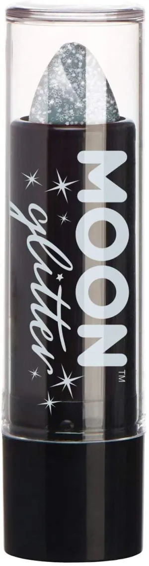 Holographic Glitter Lipstick by Moon Glitter - Silver