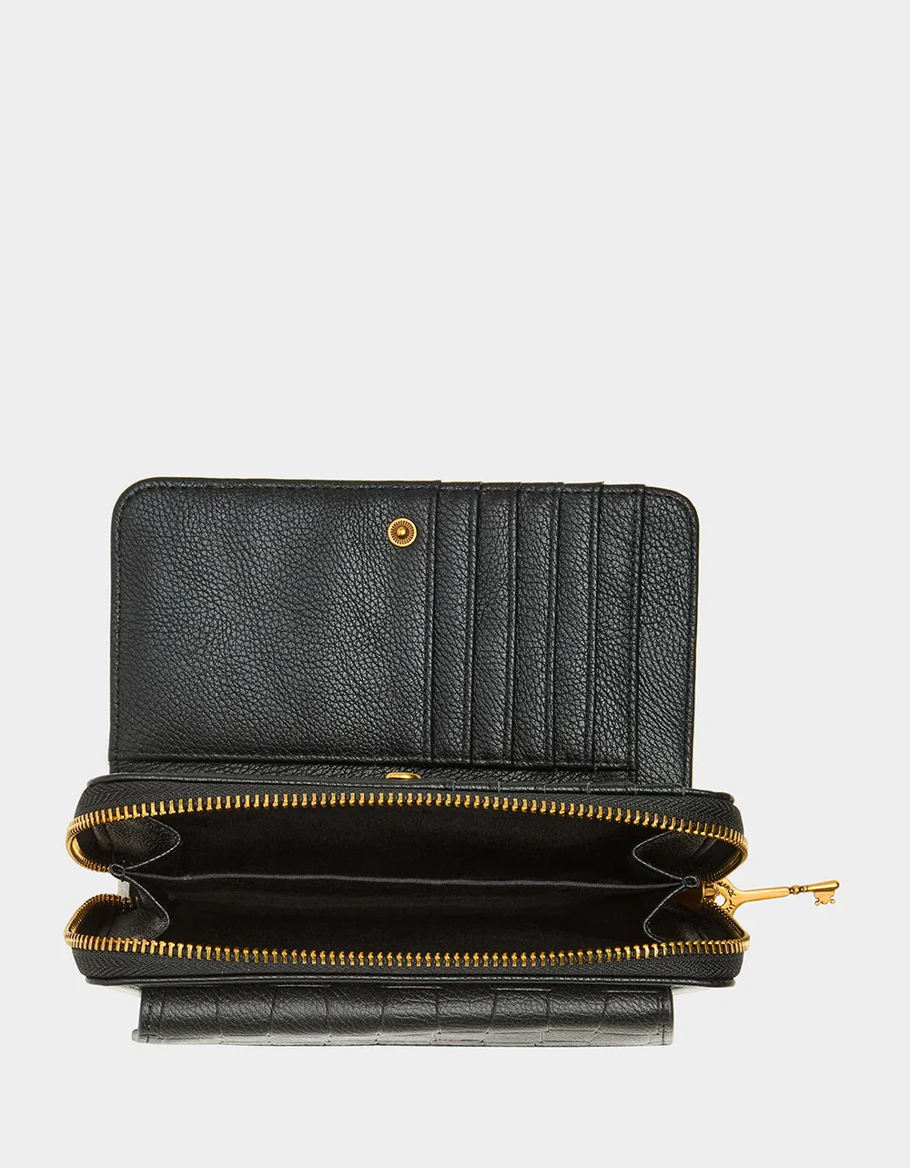 HOUSE OF BETSEY WALLET BLACK WHITE Betsey Johnson
