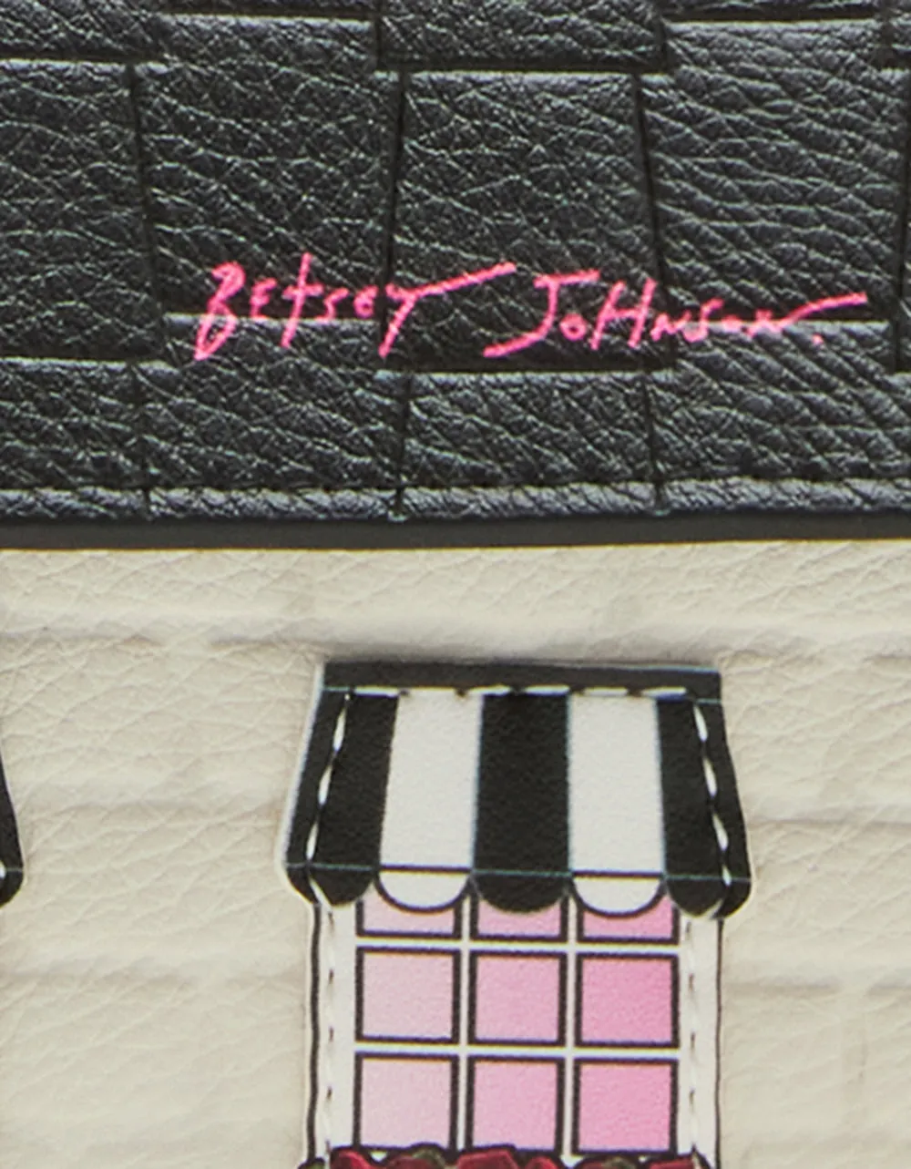 HOUSE OF BETSEY WALLET BLACK WHITE Betsey Johnson