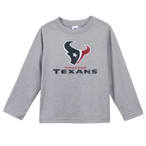 Houston Texans Boys Long Sleeve Tee Shirt Gerber Childrenswea