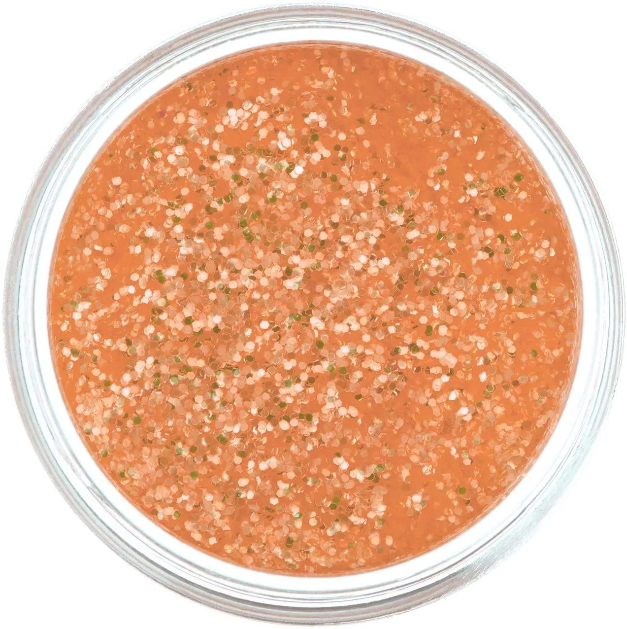 Iridescent Glitter Shakers by Moon Glitter Orange Cosmetic Festival Makeup Glitter