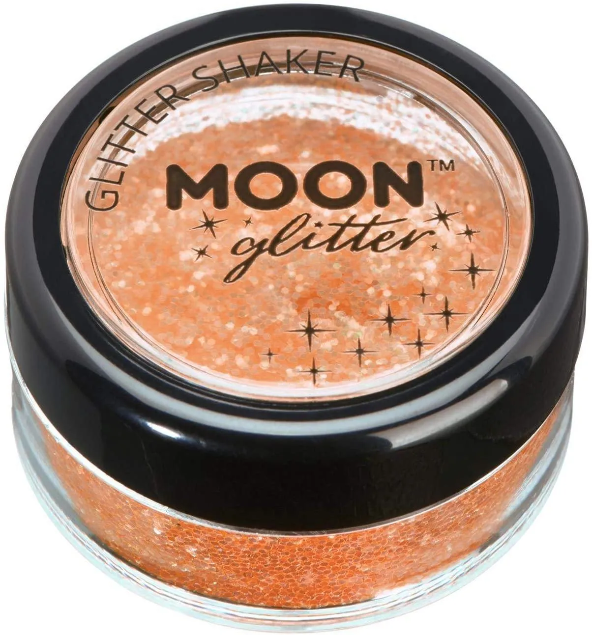 Iridescent Glitter Shakers by Moon Glitter Orange Cosmetic Festival Makeup Glitter
