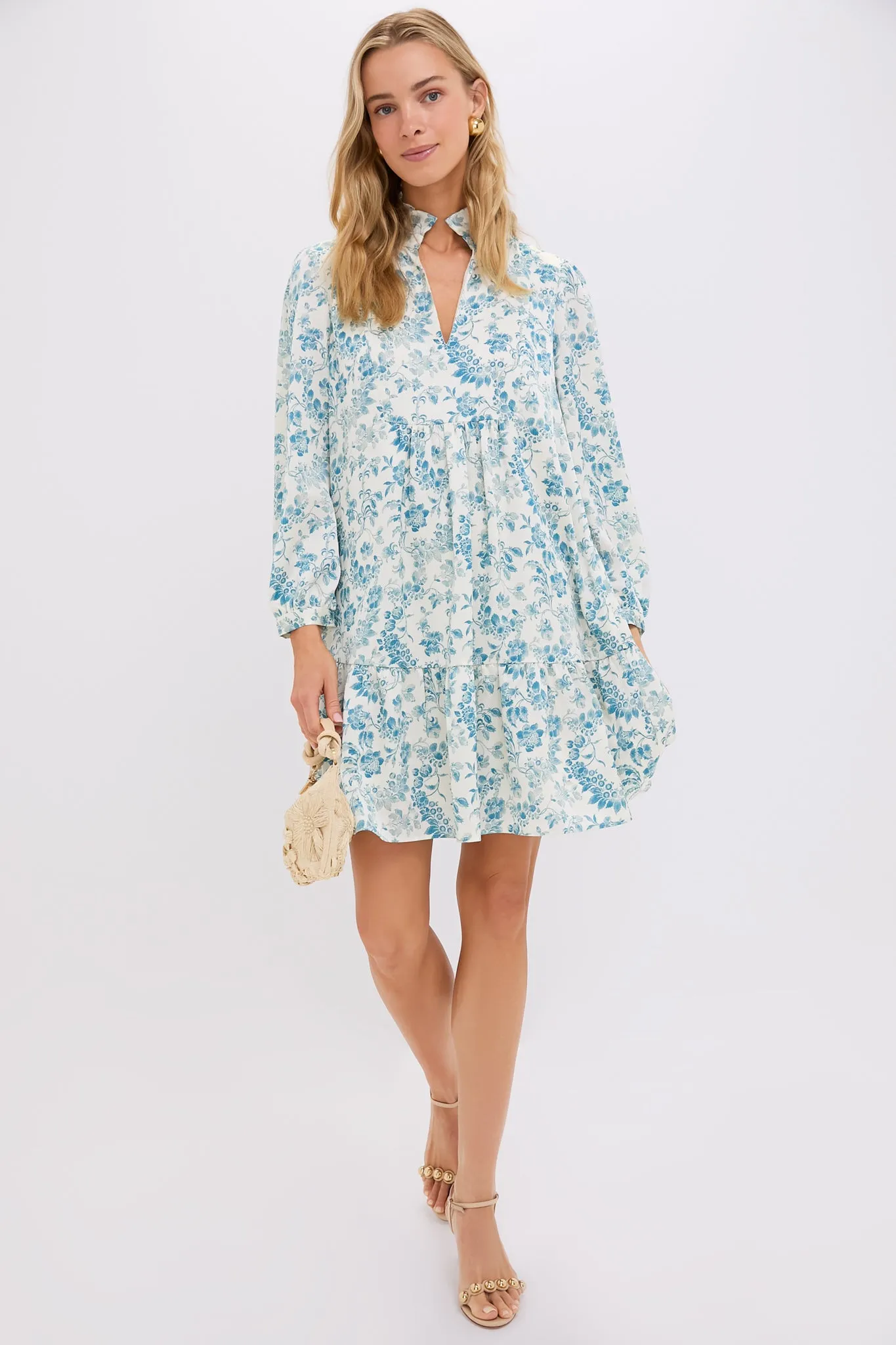 Jardin De Fleurs Crinkle Palmerston Dress