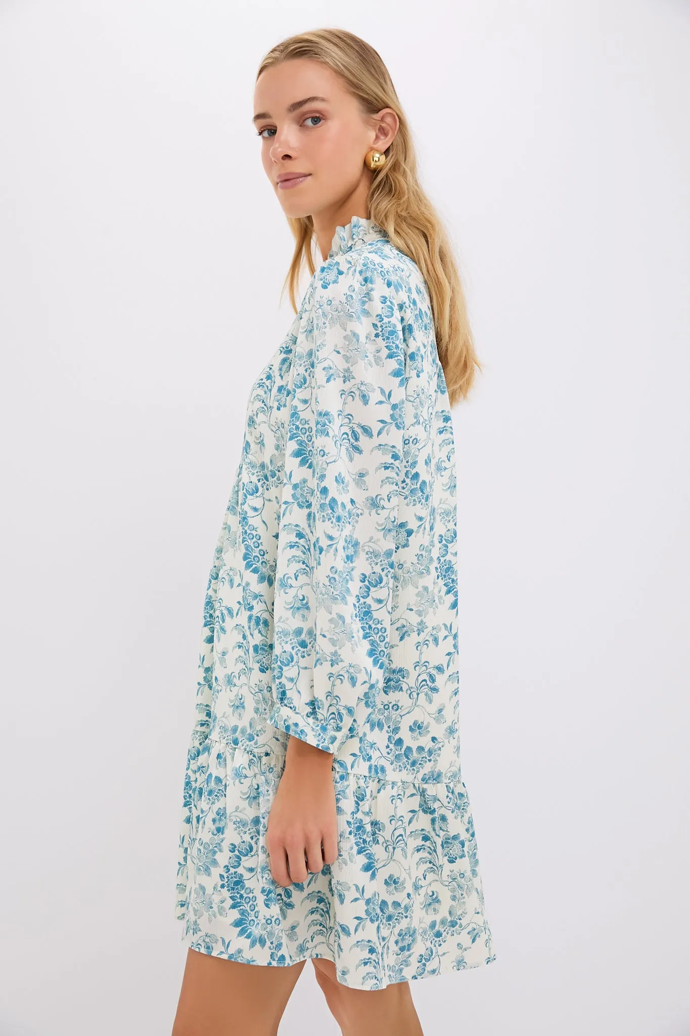 Jardin De Fleurs Crinkle Palmerston Dress