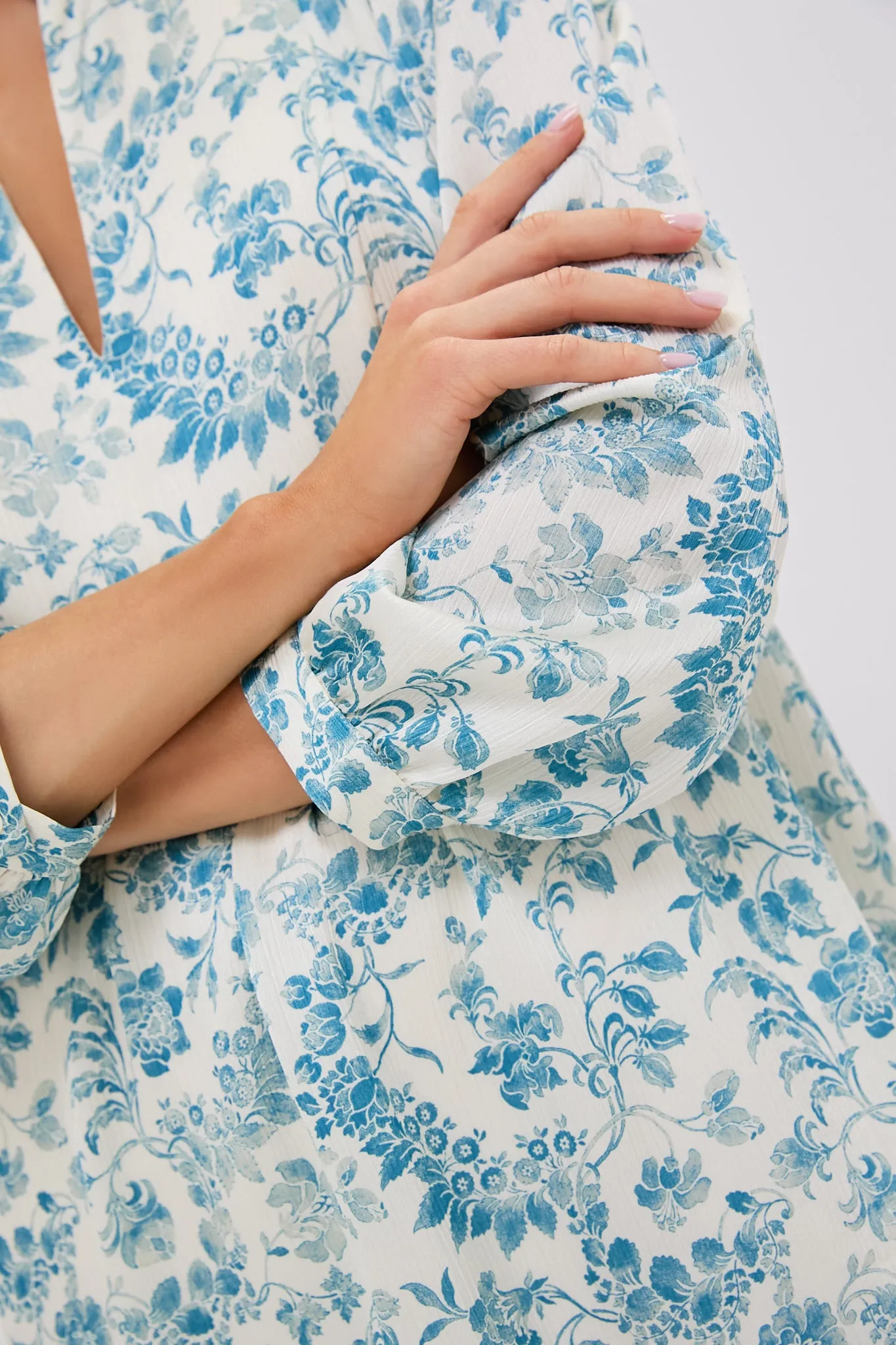 Jardin De Fleurs Crinkle Palmerston Dress