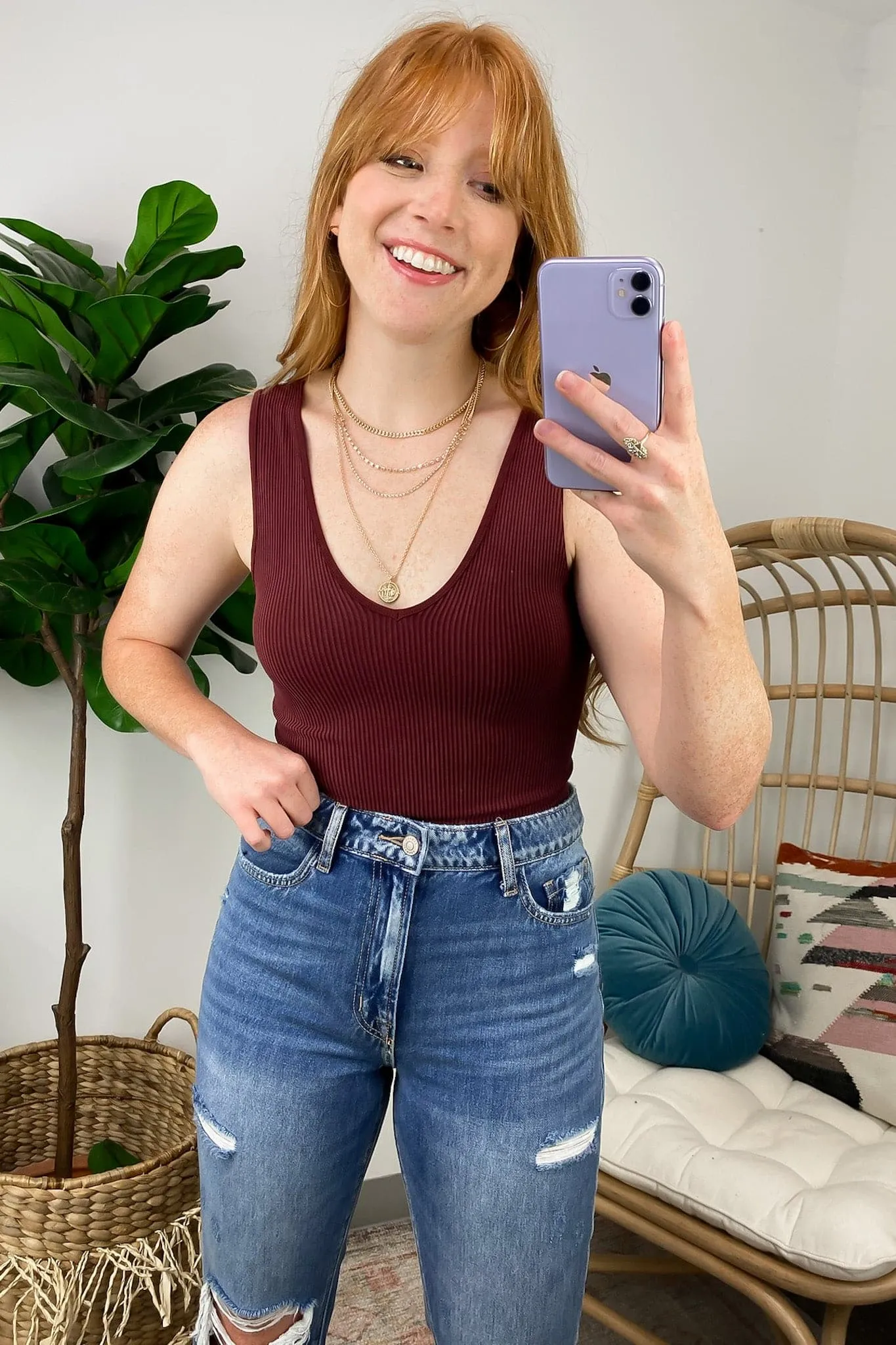 Just that Easy Ribbed Reversible Brami Top - FINAL SALE