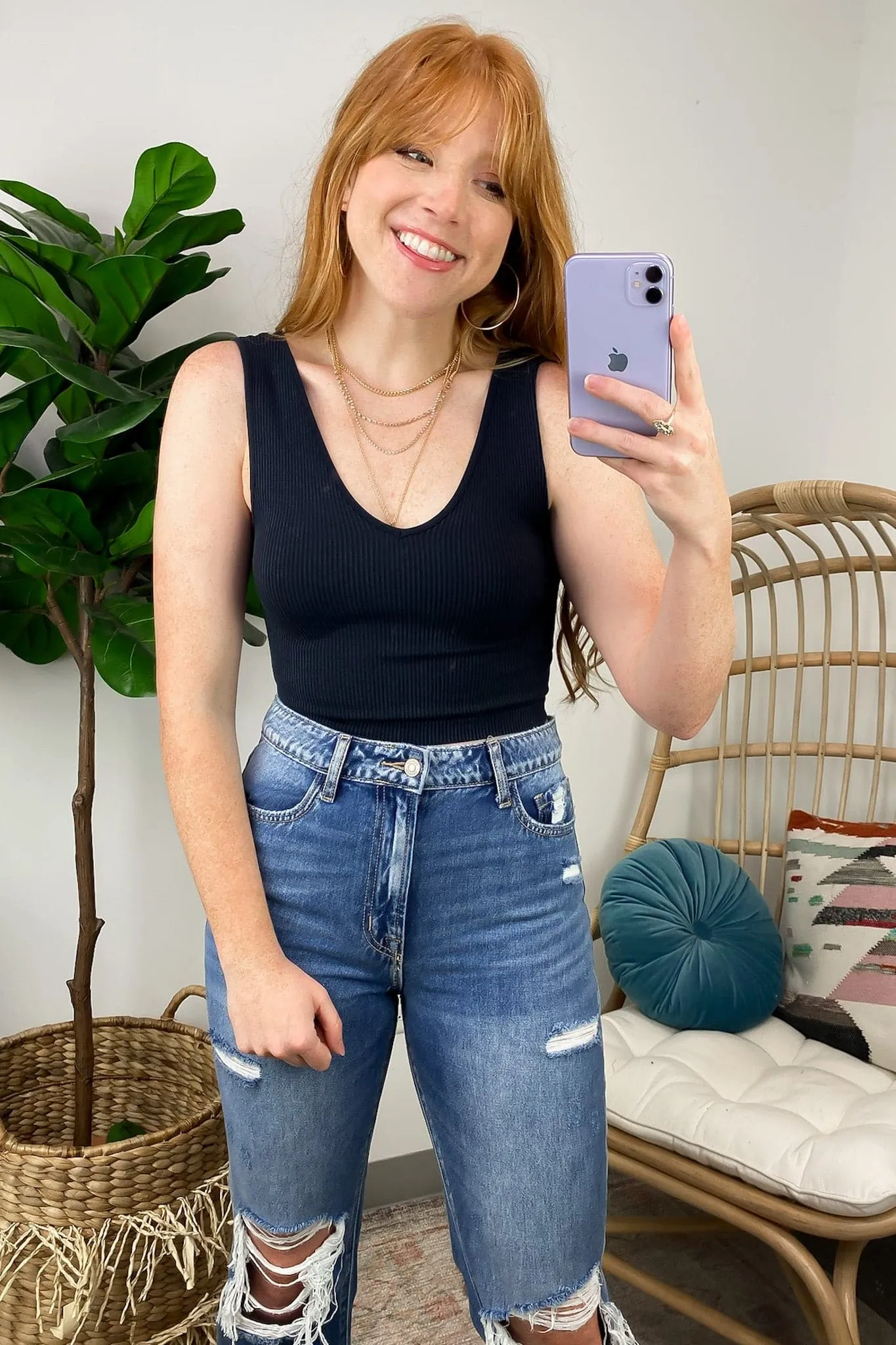 Just that Easy Ribbed Reversible Brami Top - FINAL SALE