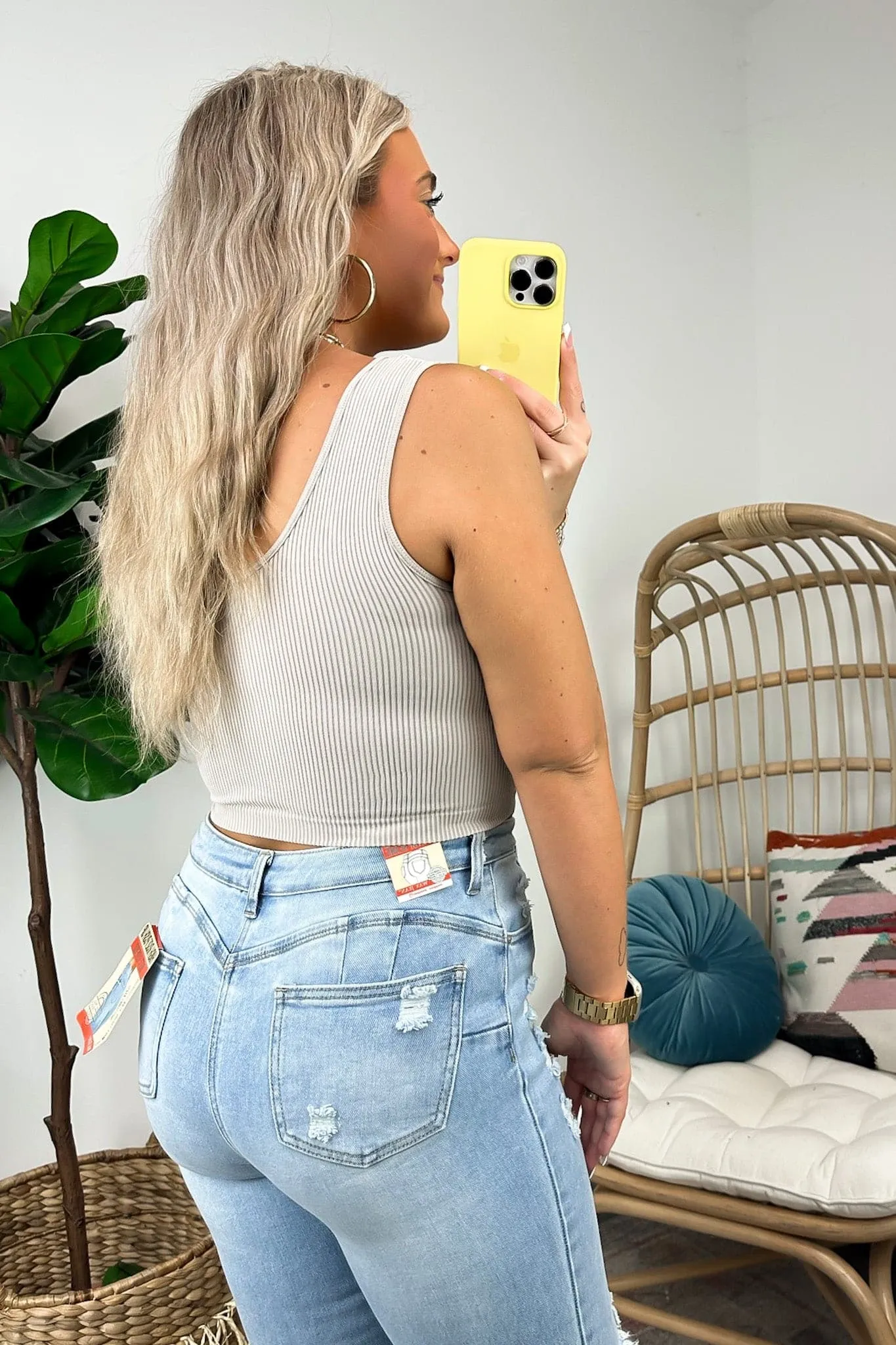 Just that Easy Ribbed Reversible Brami Top - FINAL SALE