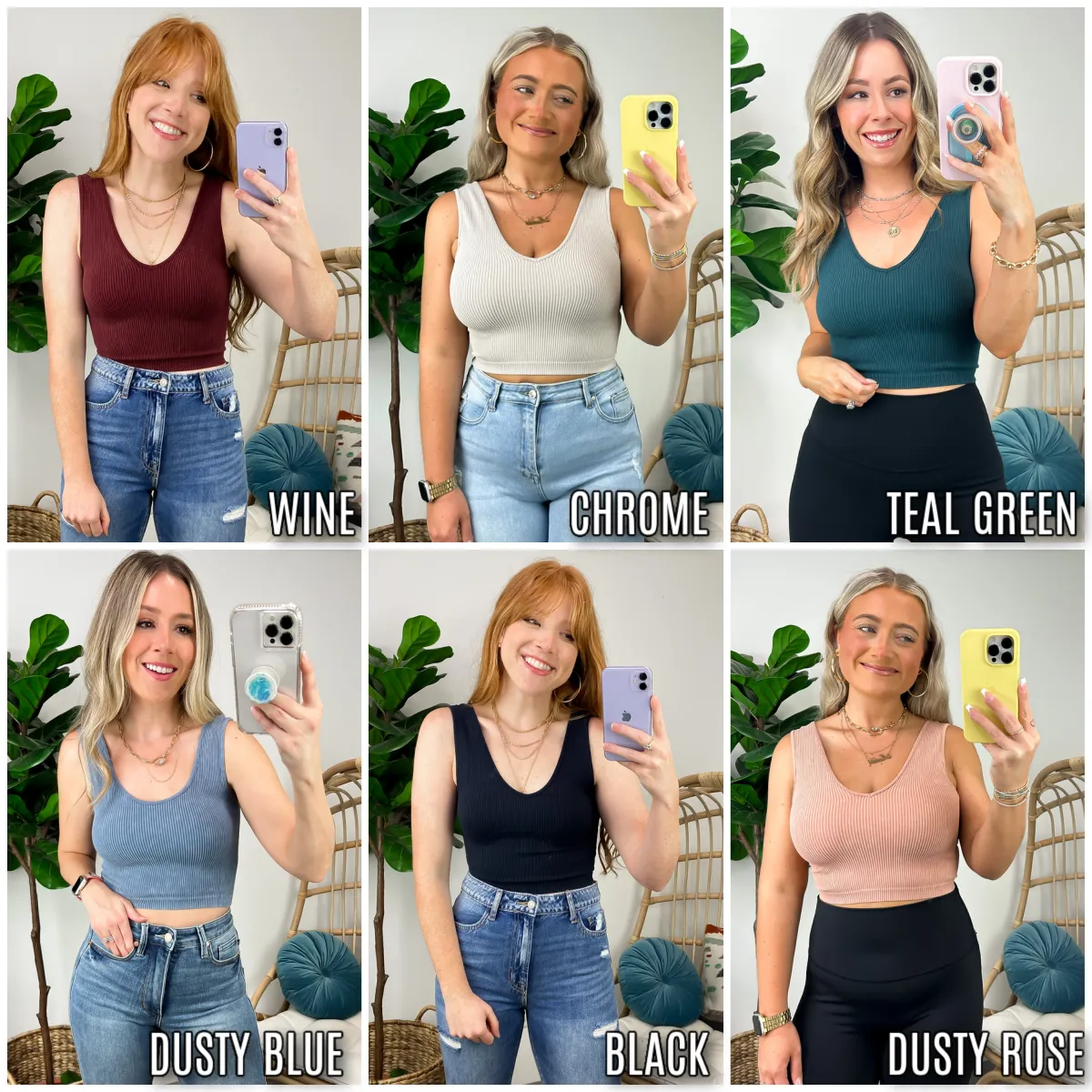 Just that Easy Ribbed Reversible Brami Top - FINAL SALE