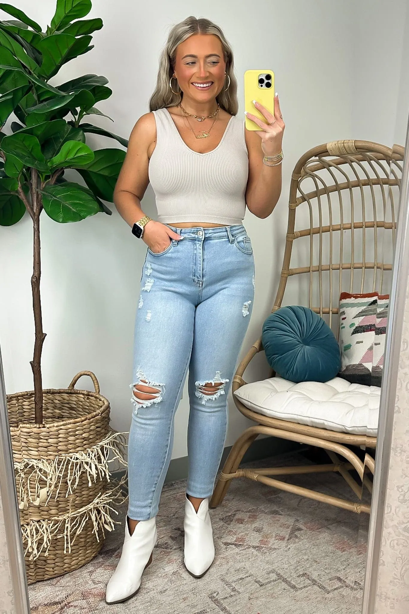 Just that Easy Ribbed Reversible Brami Top - FINAL SALE