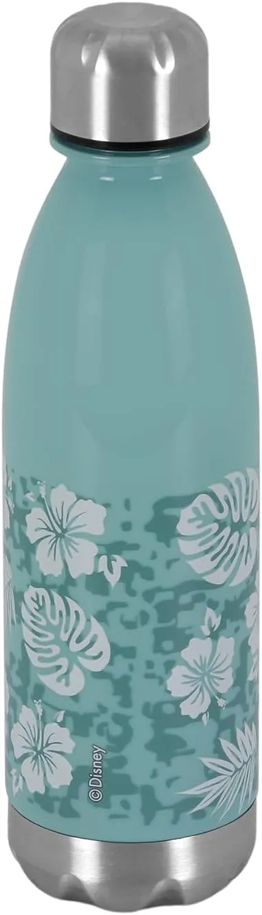Karactermania Lilo and Stitch Aloha Bottle, Blue, Reusable Water Bottle (06773)