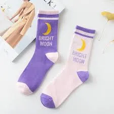 Kawaii Moon Socks