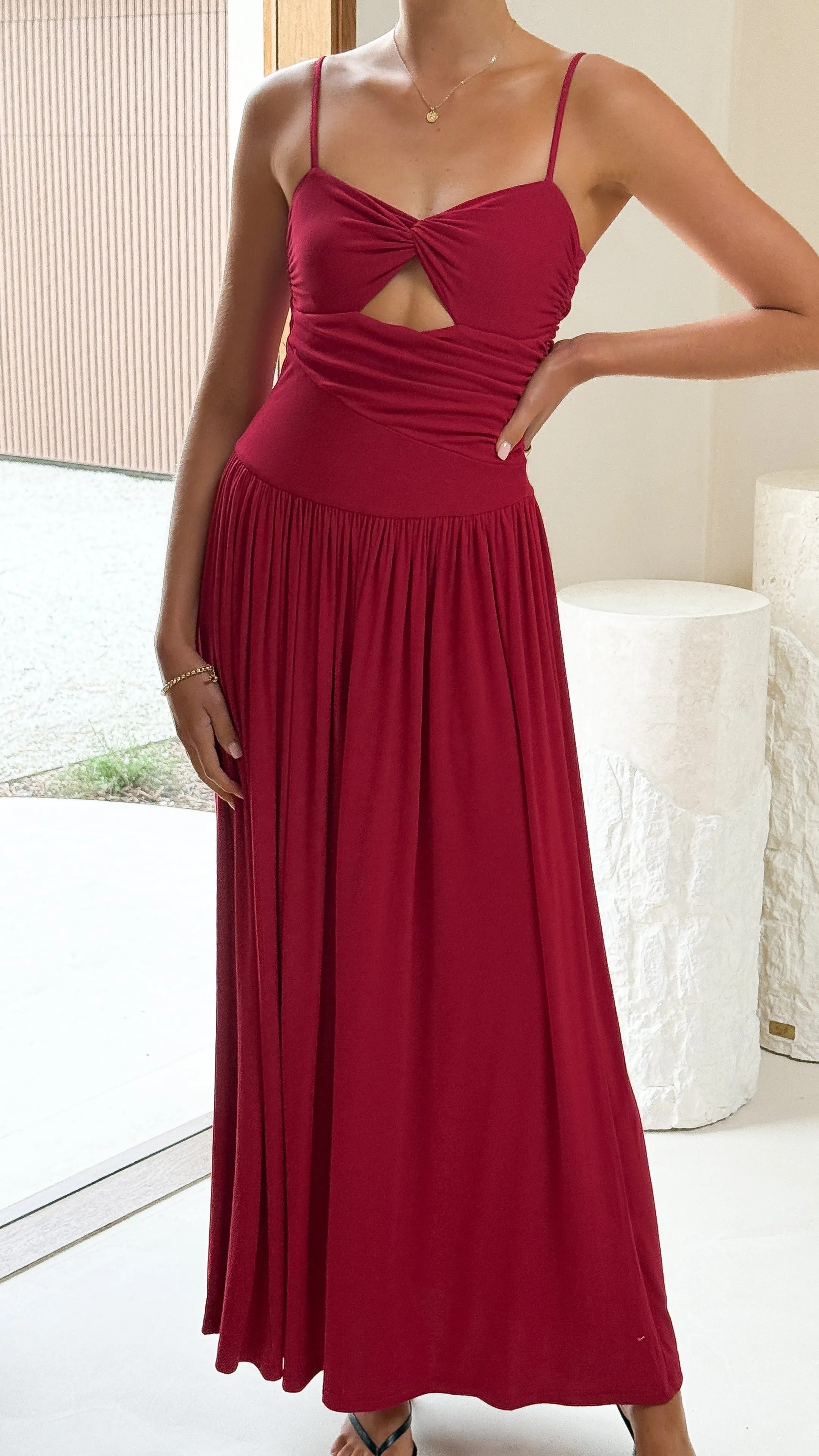 Libertine Maxi Dress - Cherry Billy J