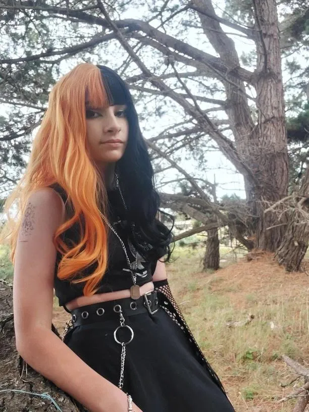 Long Split Halloween Cosplay Wig