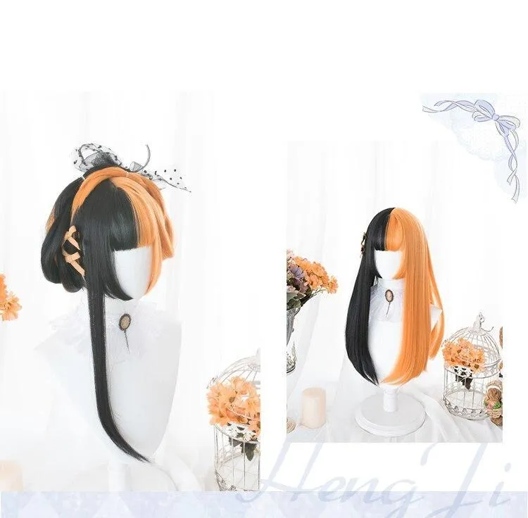 Long Split Halloween Cosplay Wig
