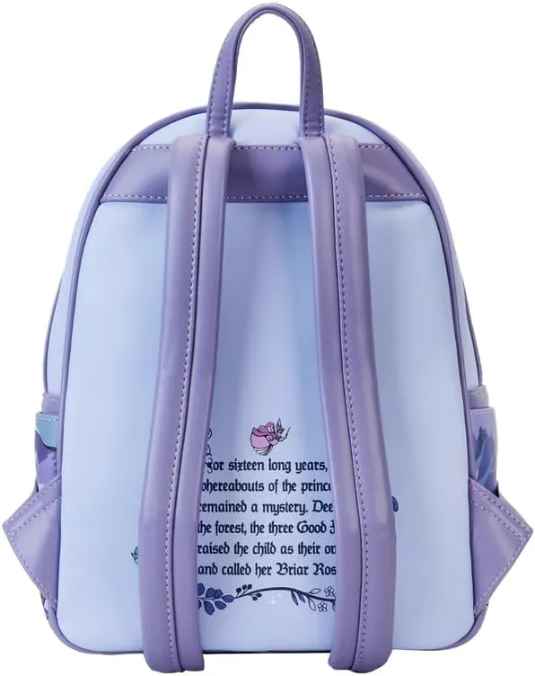 Loungefly Disney Sleeping Beauty 65th Anniversary Floral Scene Double Strap Shoulder Bag