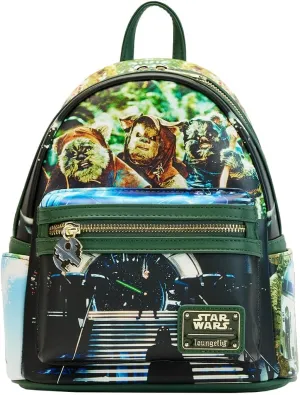 Loungefly Star Wars Return of the Jedi Mini Backpack (Green)