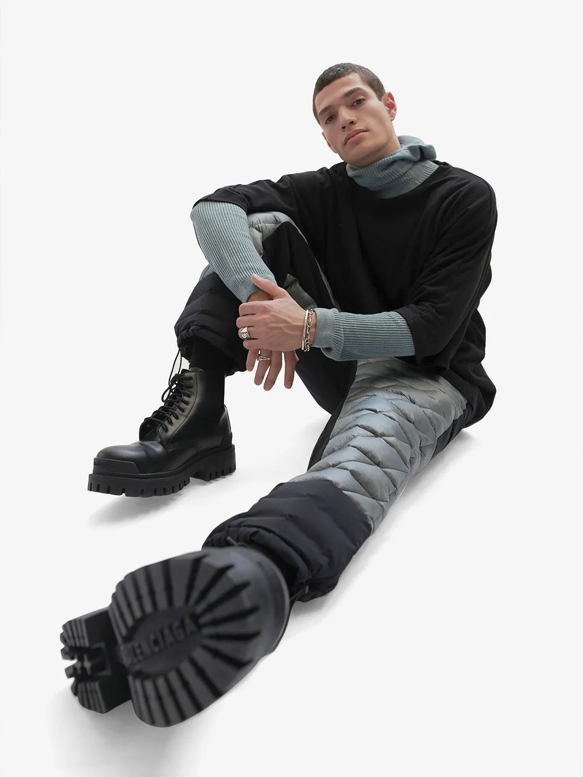 M Hybrid Down Sweatpant - Slate Gray