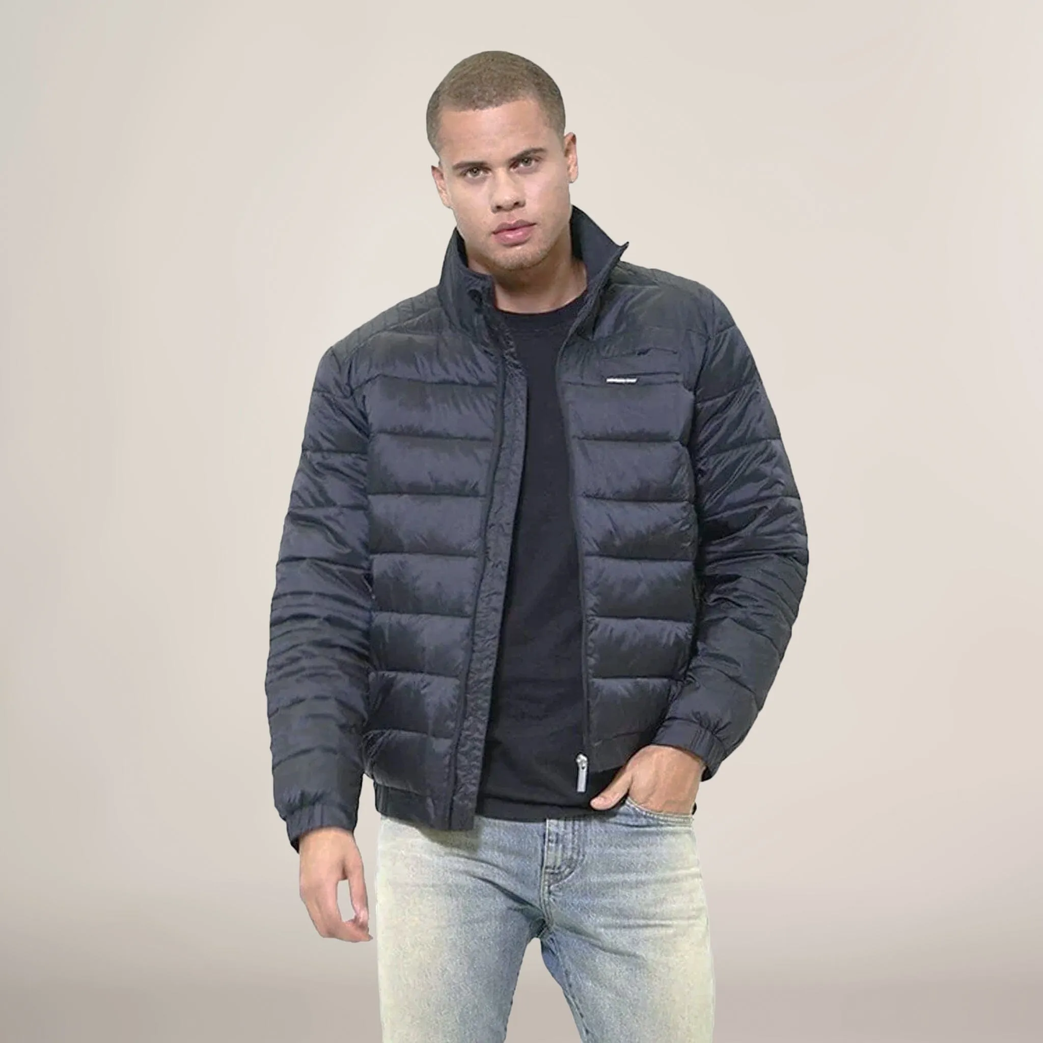 Men's Moto Puffer Jacket