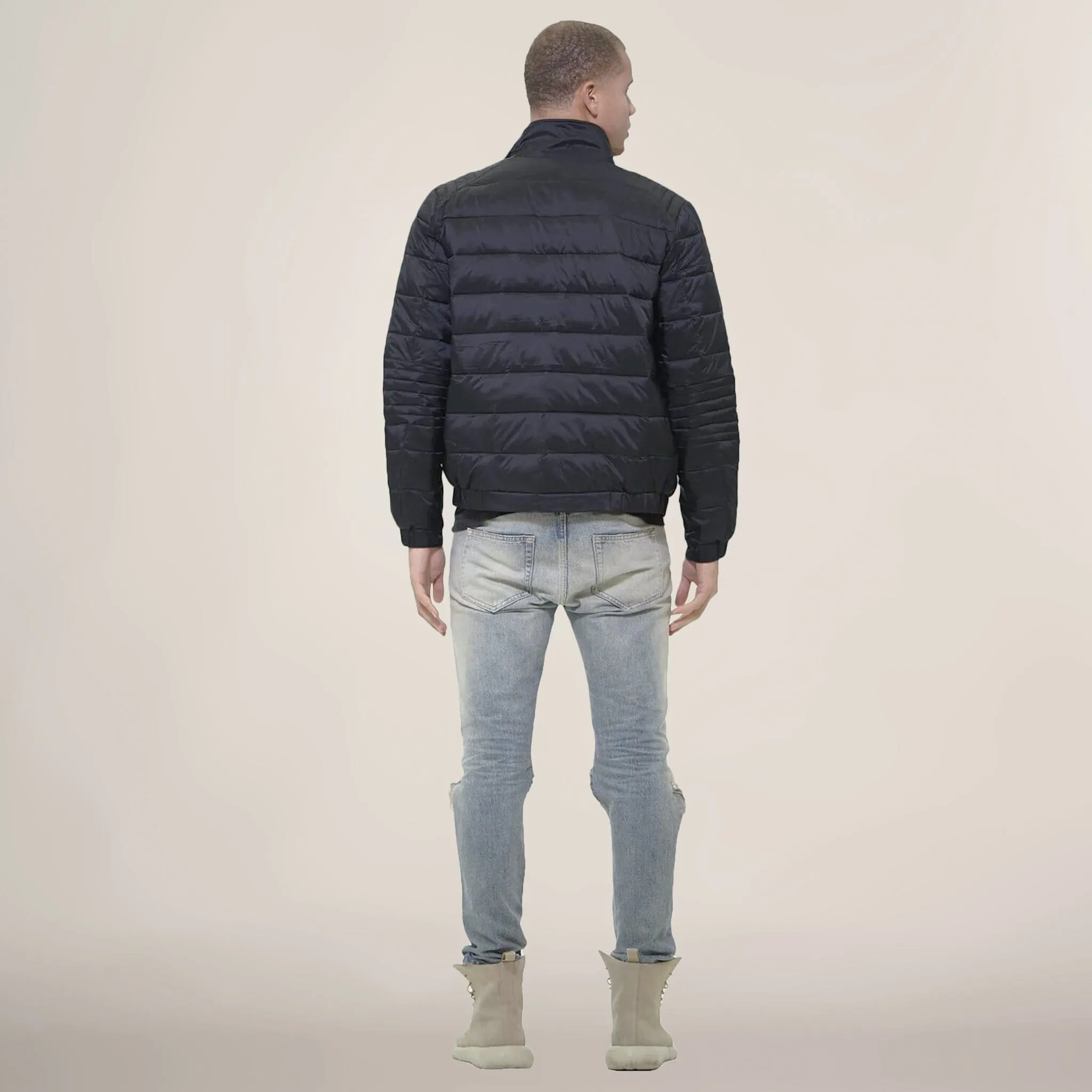 Men's Moto Puffer Jacket