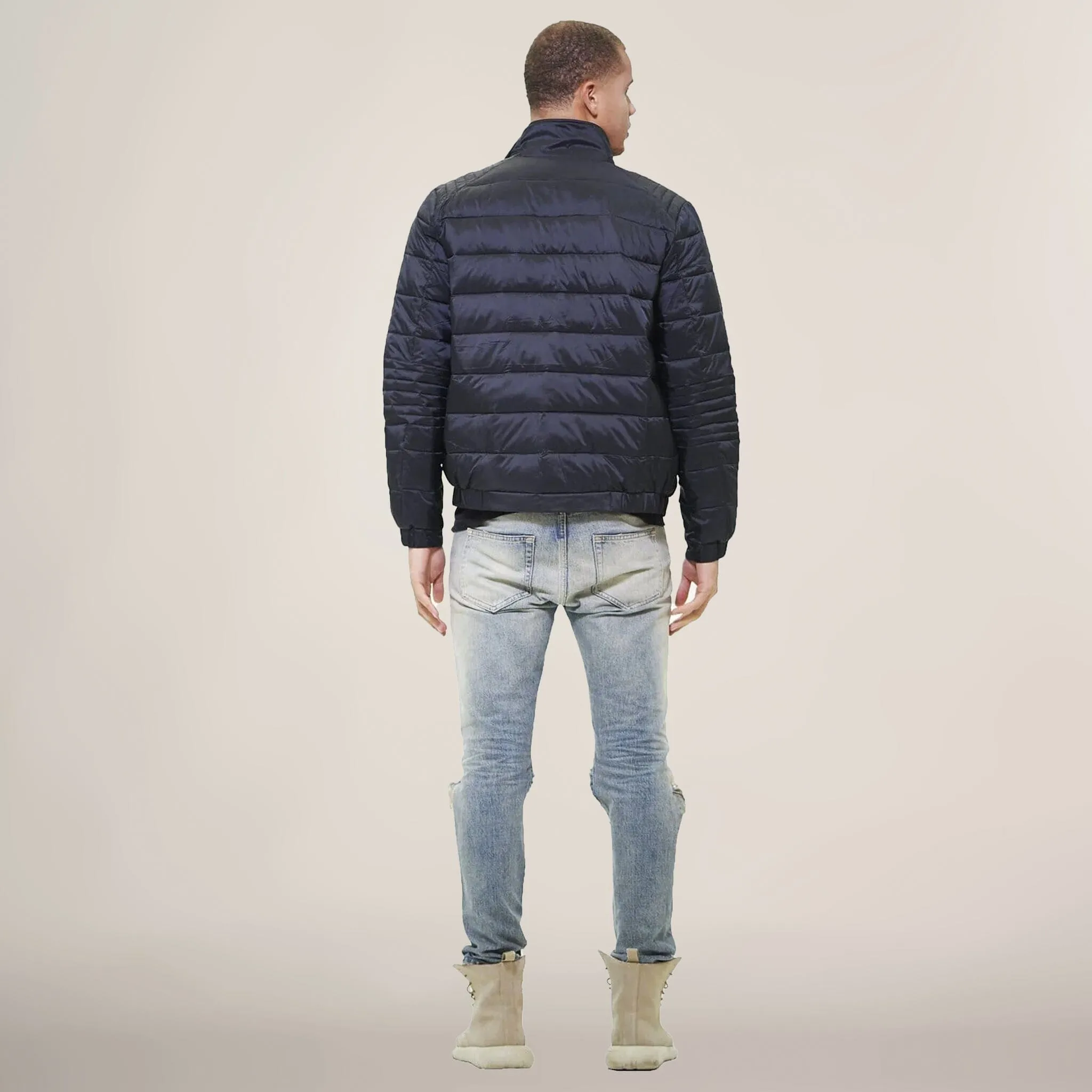 Men's Moto Puffer Jacket