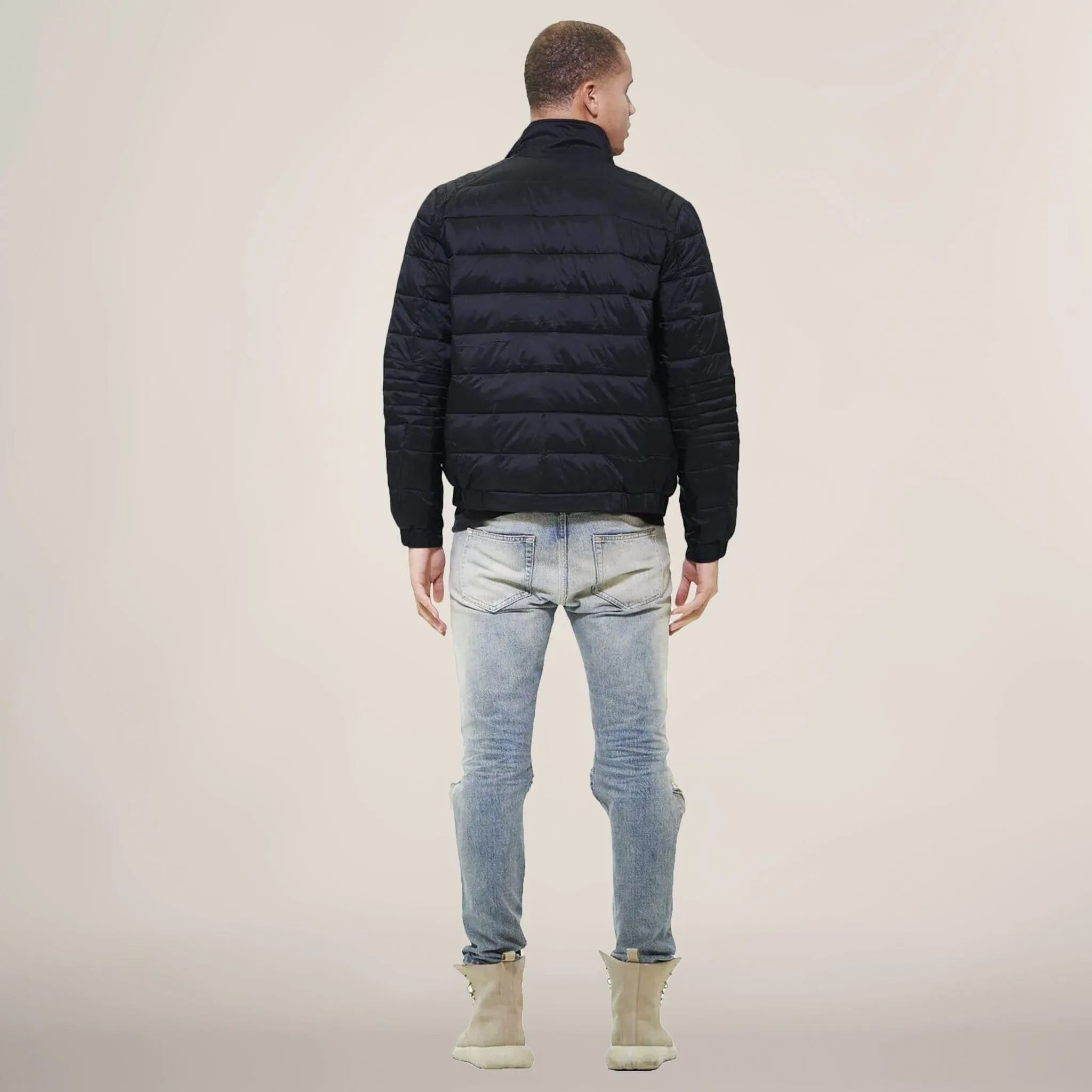 Men's Moto Puffer Jacket