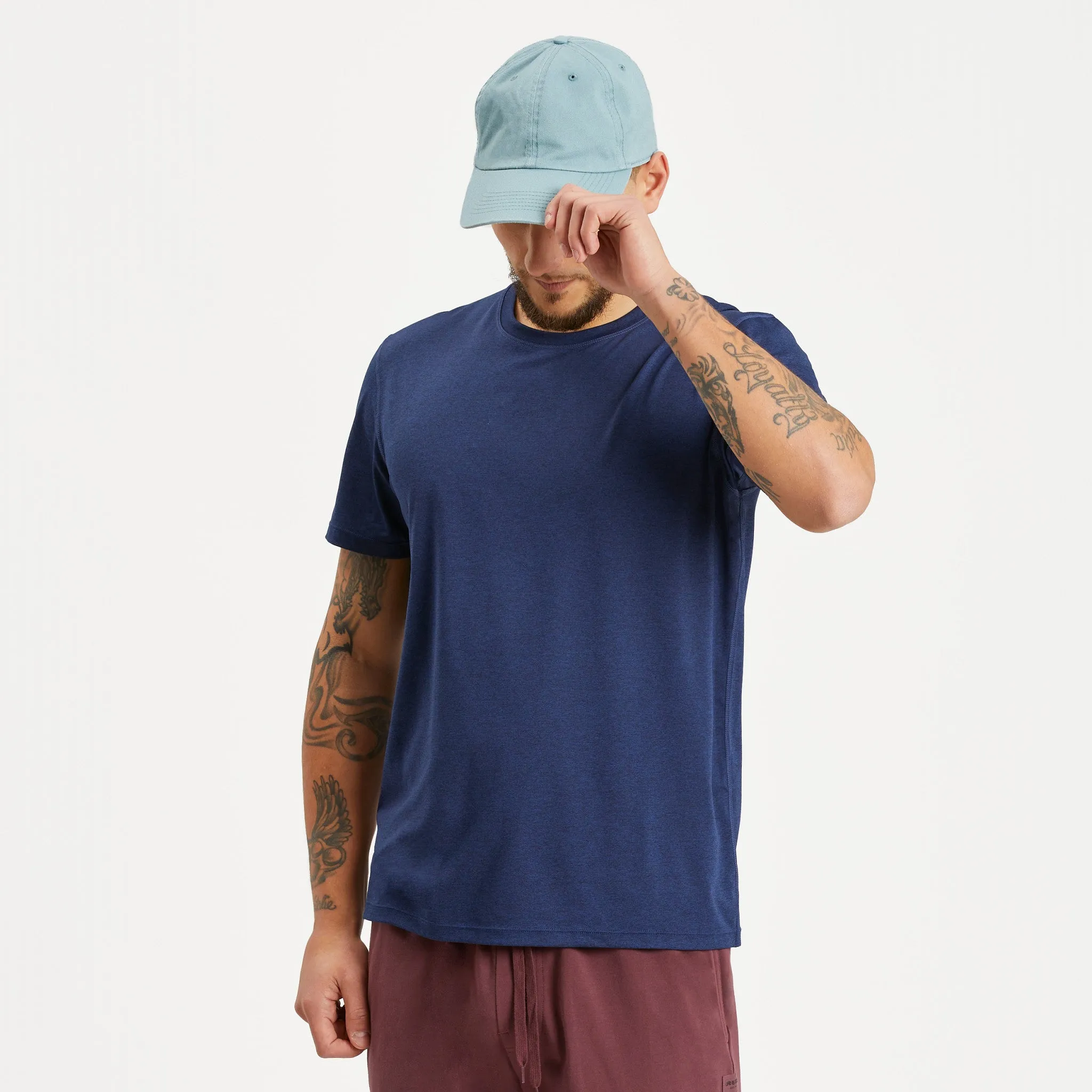 Men's Solid Active Tee LIFE IS GOOD