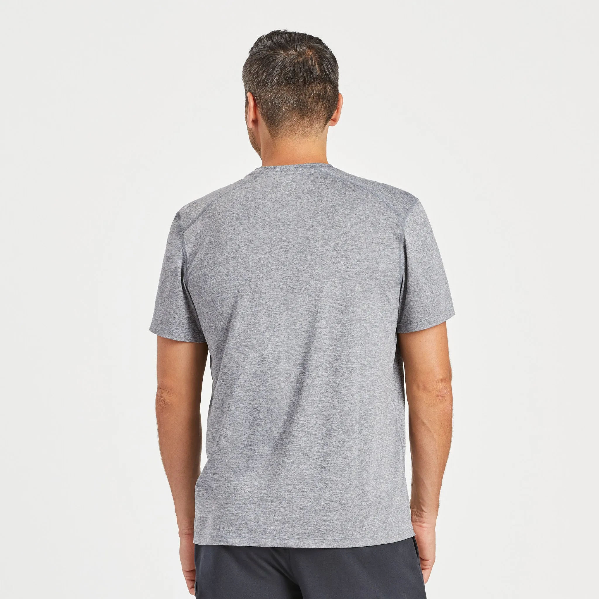 Men's Solid Active Tee LIFE IS GOOD