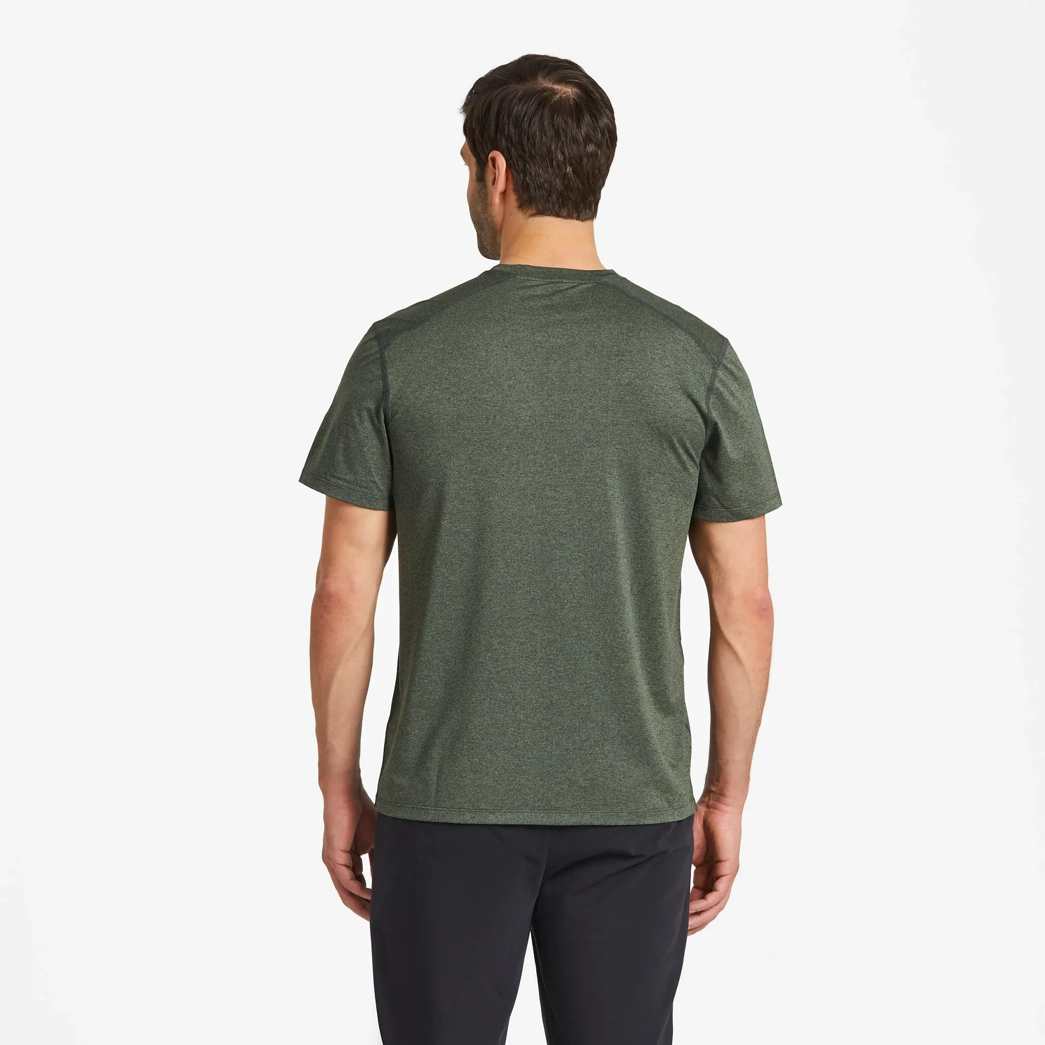 Men's Solid Active Tee LIFE IS GOOD