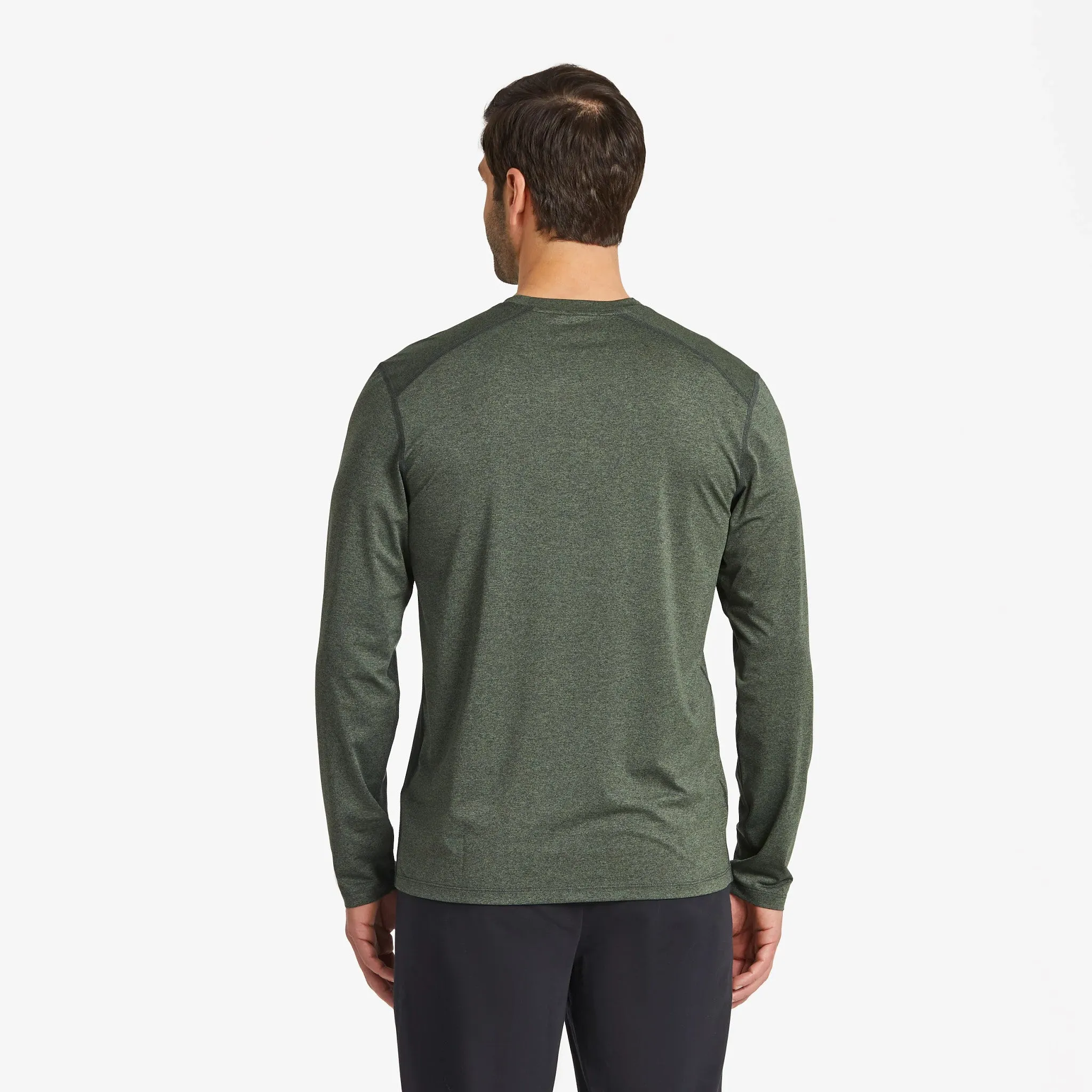 Men's Solid Long Sleeve Active Tee LIFE IS GOOD
