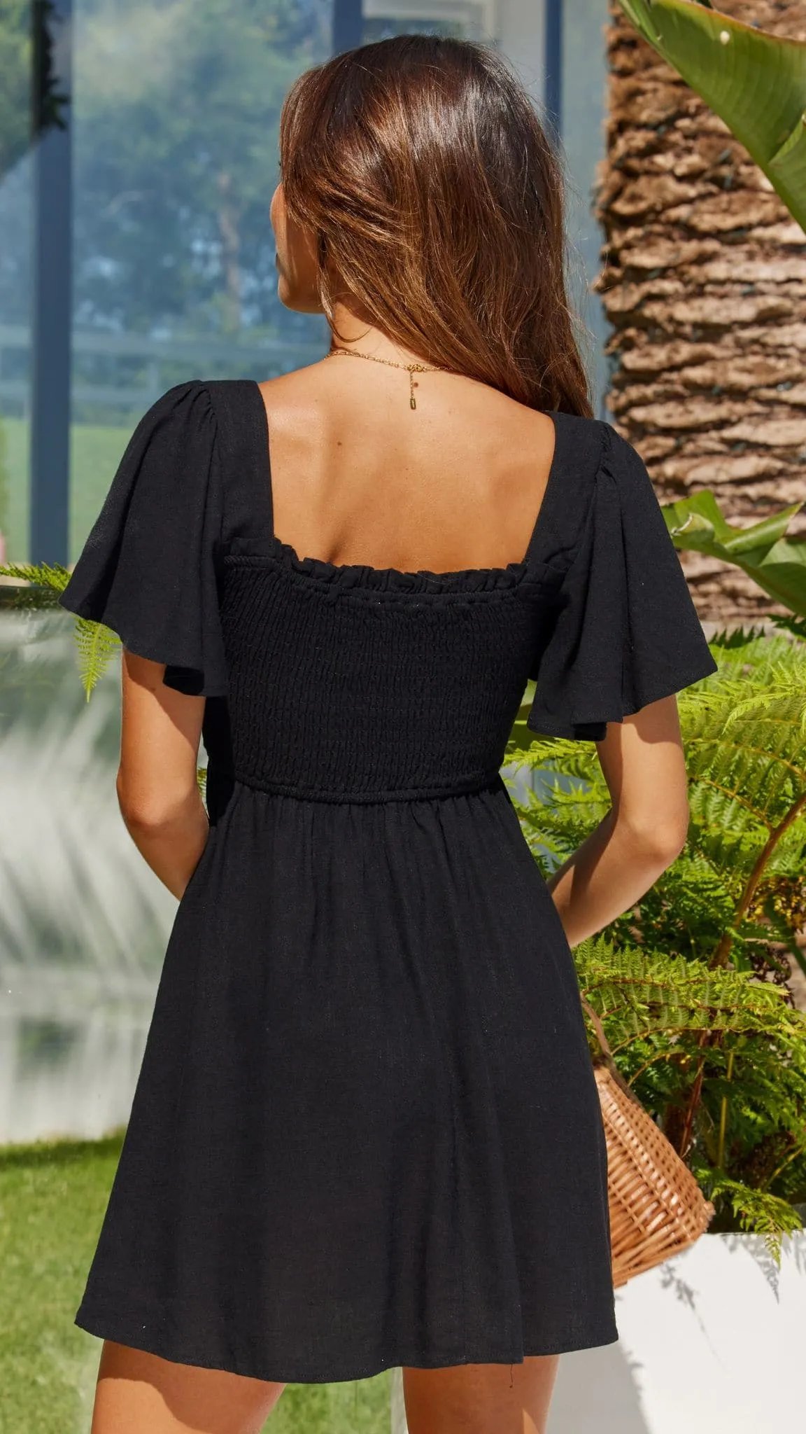 Molly Mini Dress - Black Billy J