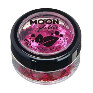 Moon Glitter - Biodegradable Eco Chunky Glitter Cosmetic Bio Festival Makeup Glitter (G13856)