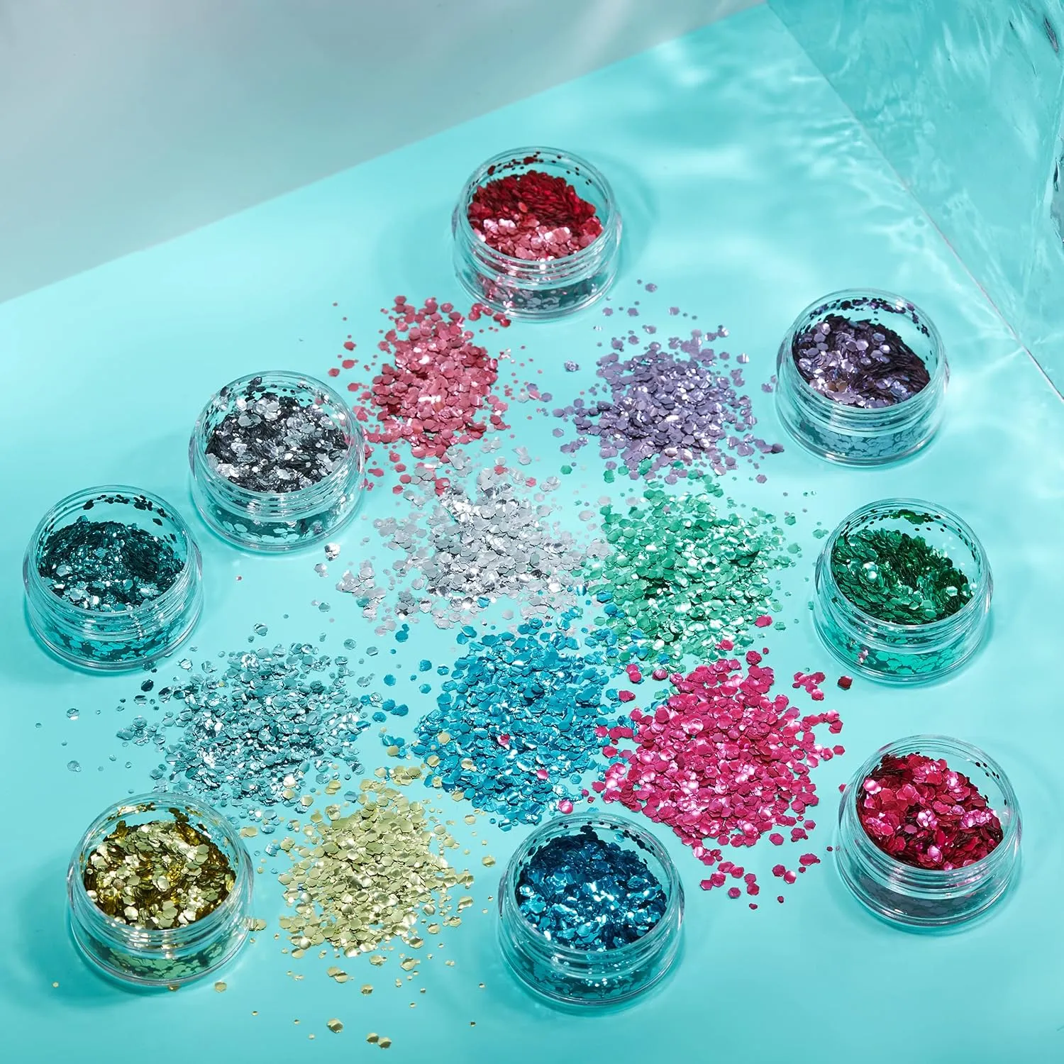 Moon Glitter - Biodegradable Eco Chunky Glitter Cosmetic Bio Glitter (G13825)