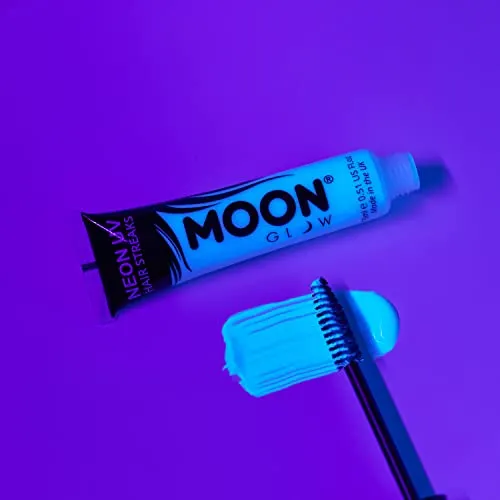 Moon Glow - Neon UV Hair Color Streaks Hair Mascara (15ml) (‎M6806)