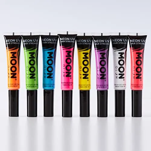 Moon Glow - Neon UV Hair Color Streaks Hair Mascara (15ml) (‎M6806)