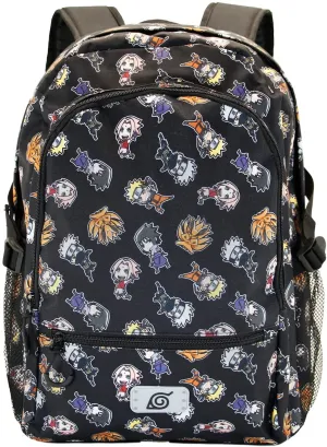 Naruto Wind-Fan HS Fight Backpack, Black