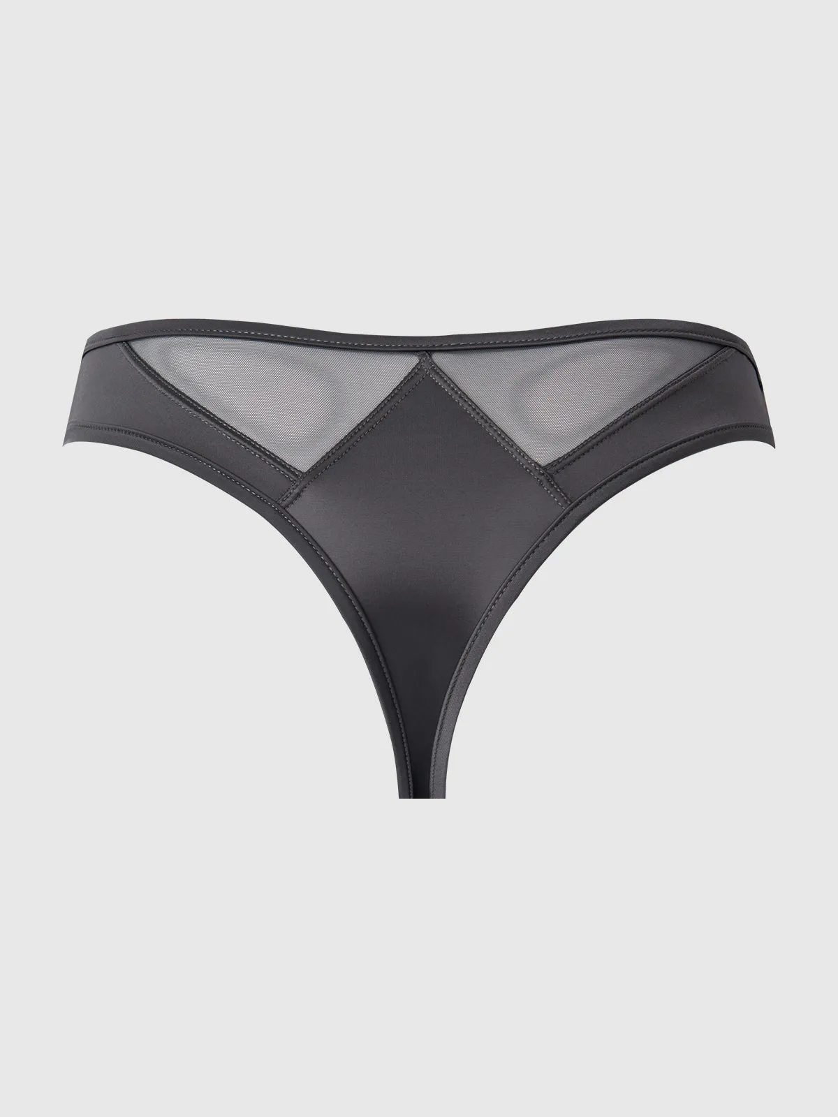 Neev Oil Slick & Mesh Tanga
