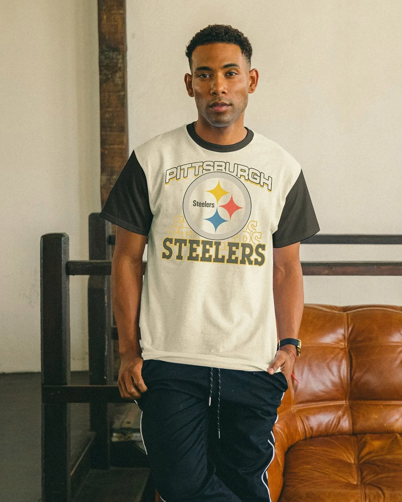 NFL Pittsburgh Steelers Colorblock Tee