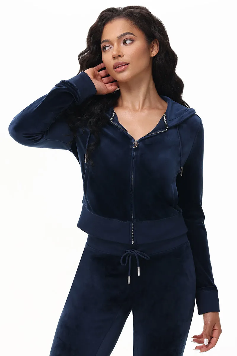 OG Big Bling Velour Hoodie Juicy Couture