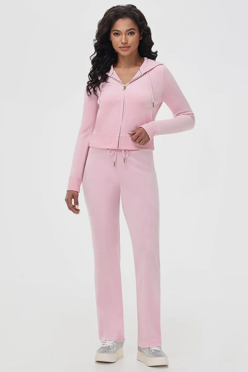 OG Big Bling Velour Track Pants Juicy Couture