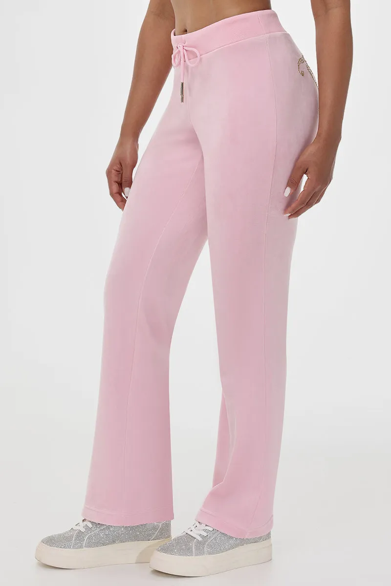 OG Big Bling Velour Track Pants Juicy Couture